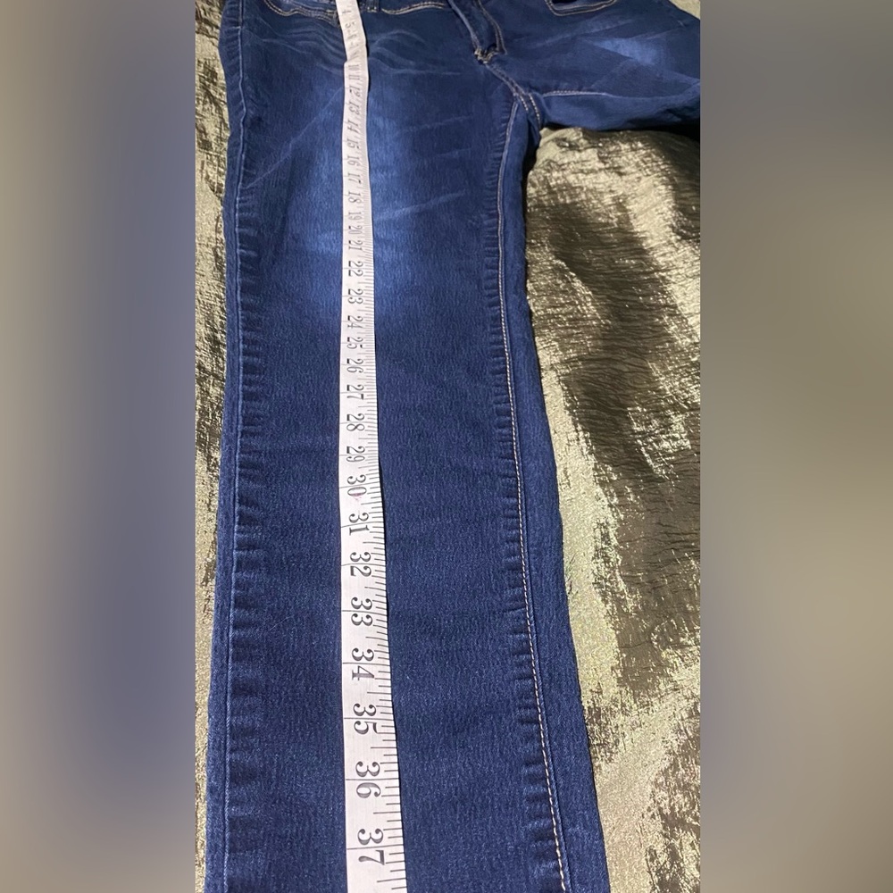 VIP Juniors Dark Wash Skinny Jeans 15/16 - Picture 4 of 13